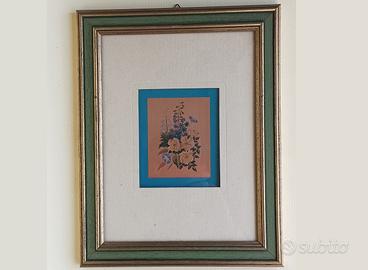 Quadretto con cornice e stampa su passepartout D