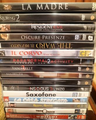 dvd sigillati genere horror e supereroi 