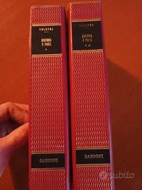 TOLSTOJ GUERRA E PACE SANSONI EDITORE ( 2 VOLUMI)