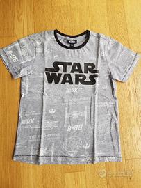 Maglietta bimbo Star Wars 5-6 anni nuova