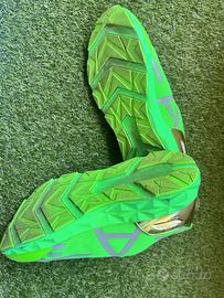 Scarpe verdi e dorate Versace usate tg 43 uomo