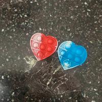 Coppia Pop It Cuore Colorati