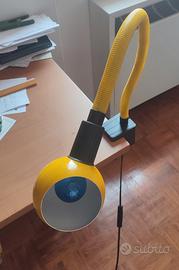 Lampada da tavolo a morsetto – Giallo Pop Art