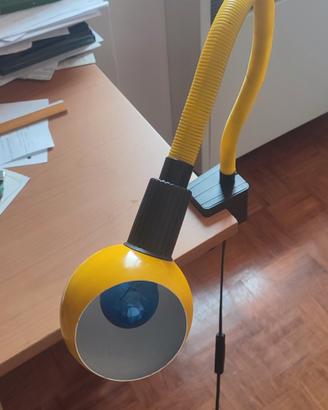 Lampada da tavolo a morsetto – Giallo Pop Art