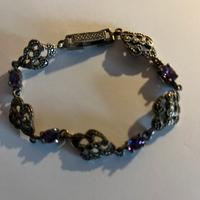 Braccialetto in argento 925 marcasite