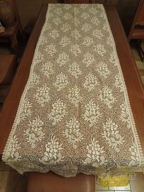 Runner da Tavolo Vintage in Pizzo Avorio Shabby C