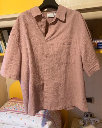 Camicia maniche corte oversize