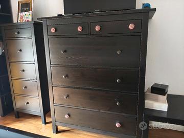 cassettiera HEMNES Ikea e Settimino HEMNESabbinato