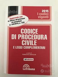 Codice di Procedura Civile La Tribuna 2015