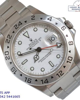ROLEX Explorer II 16570 white dial Full Set 2003