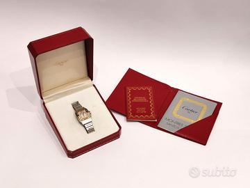 Orologio Santos Cartier Lady Acciaio/Oro, Full set