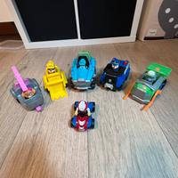 Paw patrol con veicolo 6 pezzi