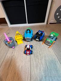 Paw patrol con veicolo 6 pezzi