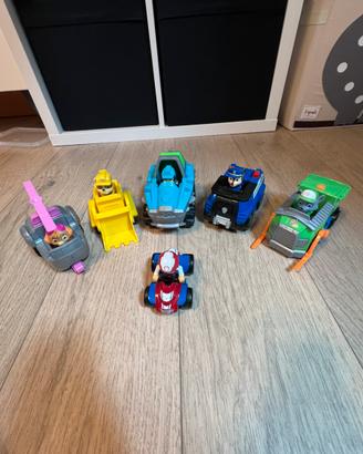 Paw patrol con veicolo 6 pezzi