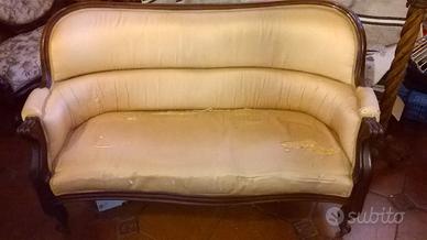Divano Antico Originale Stile Luigi Filippo