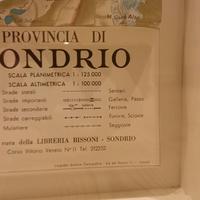Cartografia in rilievo Provincia di Sondrio .