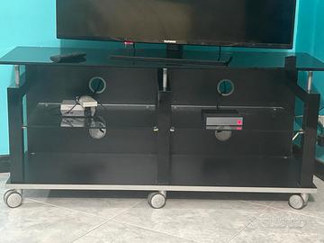 Tavolinetto in vetro per Tv
