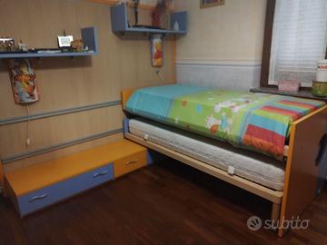 Cameretta con letfo a scomparsa e armadio