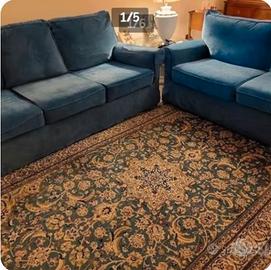 Divano in alcantara sfoderabile con doppio rivesti