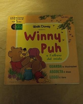 Libro disco 45 giri Winny Puh Walt Disney 1968
