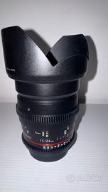 Samyang 24mm T1.5 VDSLR Cine – Grandangolare