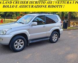 Toyota Land Cruiser 3.0 VETTURA 5 POSTI 3 PORTE 6 