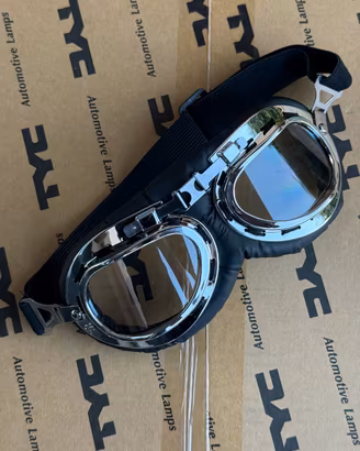 occhiali aviatore pilota stile vintage casco moto