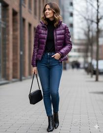 Piumino Moncler viola 💚 Taglia L