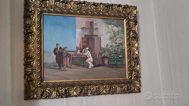 Quadro dipinto Pulcinella