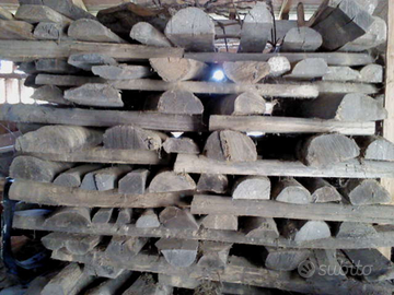 Legname di castagno stagionato circa 40 anni