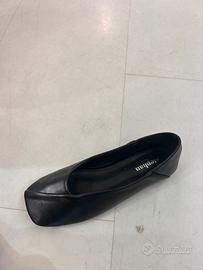 Ballerina nera punta squadrata