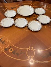 Splendido servizio da dolce per sei persone