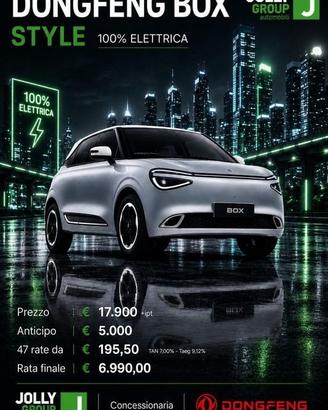 Dongfeng Box Dong Feng Style 100% elettrica