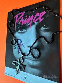 Pendente c collana "Symbol"  Prince metallo cromat