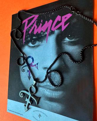 Pendente c collana "Symbol"  Prince metallo cromat