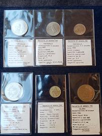 FAO Europa Lotto composto da 6 monete commemorativ