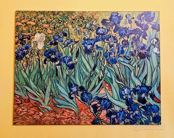Quadro Van Gogh "Iris" - Stampa su Forex 64x50cm