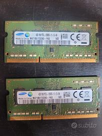 RAM 2x4gb