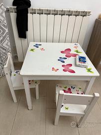 Tavolino bambini 60x60 x50 H tavolino