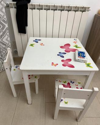 Tavolino bambini 60x60 x50 H tavolino