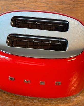Tostapane SMEG rosso 2 fette, NUOVO mai usato