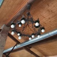 lampadari in ferro battuto