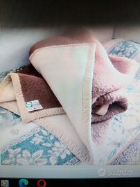Coperta matrimoniale lana Somma double face.