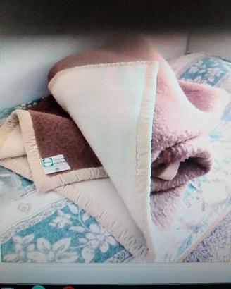 Coperta matrimoniale lana Somma double face.