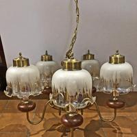 COPPIA DI LAMPADARI + APPLIQUE