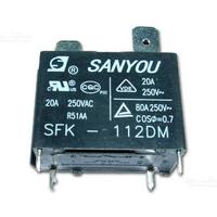 Relè SANYOU SFK-112DM Con Bobina Da 12Vdc 20A 250V