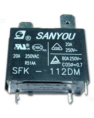 Relè SANYOU SFK-112DM Con Bobina Da 12Vdc 20A 250V