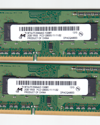 Apple RAM 204 PIN 4Gb (2x2Gb) PC3-12800