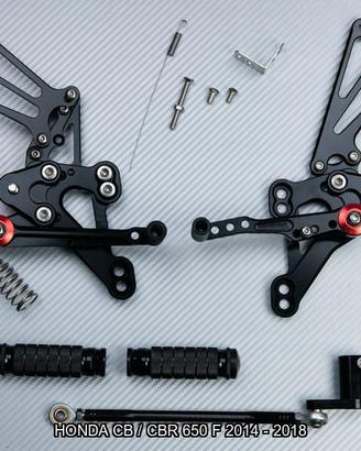 Pedane arretrate HONDA CB650F CBR 650 F 2014 2018