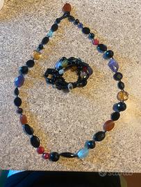 Parure collana e bracciale
